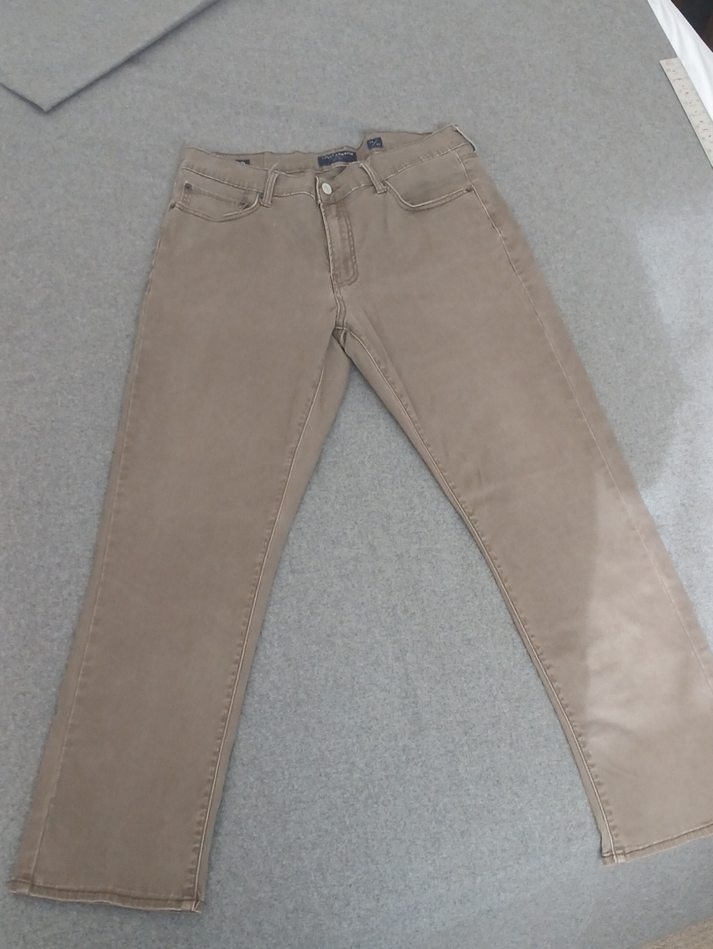 Lucky Brand Men's Straight Jeans in Light Tan